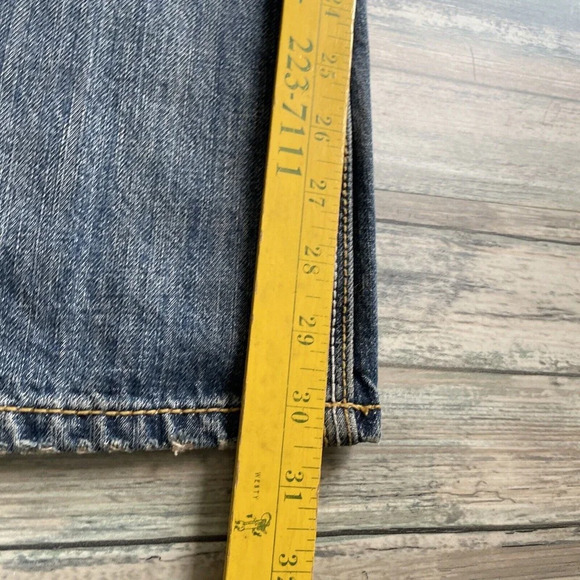 Twenty X Houston Jr Womens Jeans Size 7 Low Rise Slim Fit Pockets Bling Denim - Picture 11 of 15